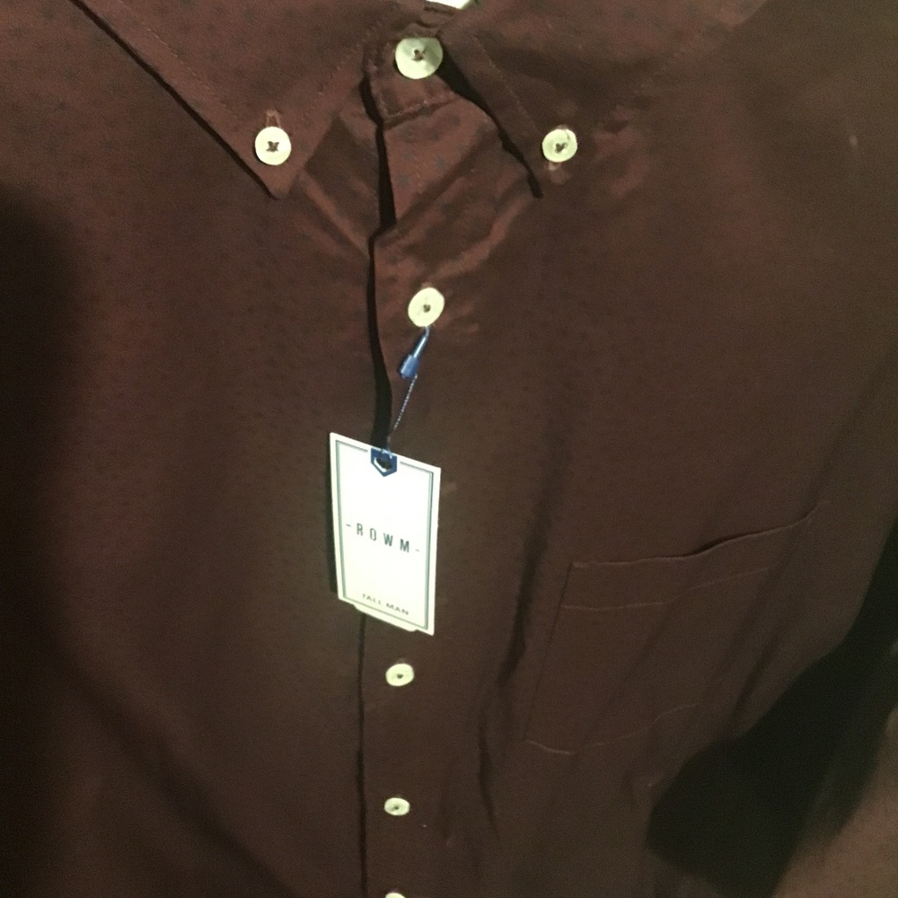 Men’s big and tall long sleeve shirt